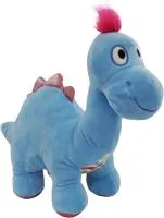 голубой плюшевый дракончик 36см