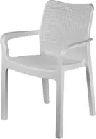 Стул Rattan Утренний туман 506х580х833 пластиковый