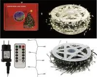 Гирлянда светодиодная Мишура, длина 30м, 900 ламп, зеленый провод Цвет: теплый белый