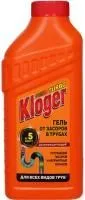 ЧС KLOGER TURBO 500мл гель от засоров