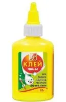 Клей канцелярский ПВА 65г ЛУЧ цветной флакон