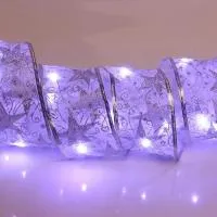 Гирлянда для дома Звездное сияние 2м 6см 20ламп LED Серебро