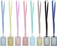 Бейдж 110х65мм MAZARI Mil. на шнурке вертикальный