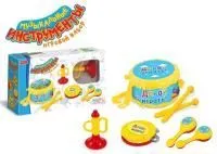 Игровой набор музыкальных инструментов 5 штук 34х12х20