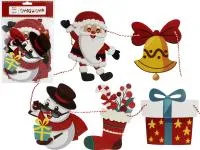 Гирлянда новогодняя 230см h18см, из бумаги