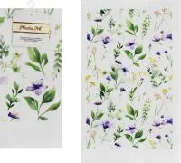 полотенце кухонное 38х63см хлопок коллекция акварельные цветы