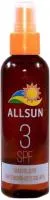 Масло для загара ALLSUN 150мл SPF3 интенсивное