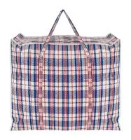 Сумка хозяйственная 440х390х100мм на молнии, клетка