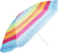 Зонт пляжный ЯРКОЕ ЛЕТО 170Т d160см h170см 16/19мм с подставкой