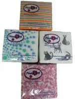 Салфетки бумажные NataM 100шт 23х23см с рисунком