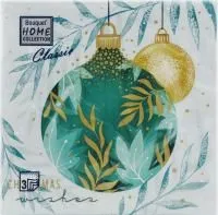 Салфетки бумажные Bouquet Home Collection Classic НГ 20шт 33х33см 3 слоя  