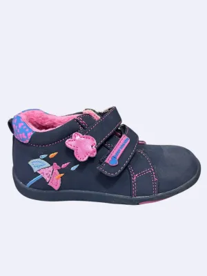 Ботинки для девочек демисезонные (р.25 синий)