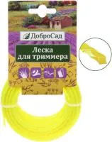 Леска для триммера ДОБРОСАД 2.4ммх15м канат