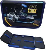 Пенал INTELLIGENT 210х140мм 2 отделения на молнии Мотокросс 