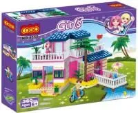 Конструктор COGO Серия Девочки Количество деталей 360шт Размер в упаковке 30,5х41х6,3см