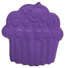 Форма силиконовая для выпечки Капкейк 25х24х3,5см (RKD-054P фиолет.)