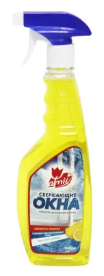 Стеклоочиститель Atmix 500мл триггер (Свежесть лимона)