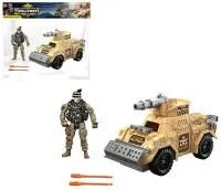 Игровой набор Военный: машинка, фигурка, аксессуары Размер: 24х30см