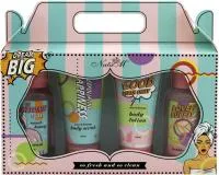 Набор для душа и ванны NataM Пенная вечеринка с ароматом сладкого меда 4 предмета