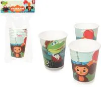 Стаканы бумажные Чудо Праздник СОЮЗМУЛЬТФИЛЬМ 6шт Чебурашка