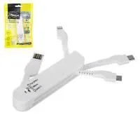 Мульти зарядное устройство FORZA 3в1 для IP microUSB TYPE C 1 (для IP/microUSB/TYPE-C)