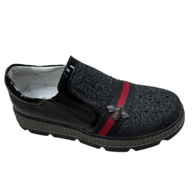 Туфли для девочек (р.38 черный)