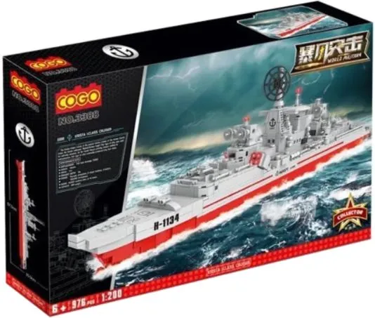 Конструктор COGO Военная техника, 976 деталей, 42,5х63,5х9см