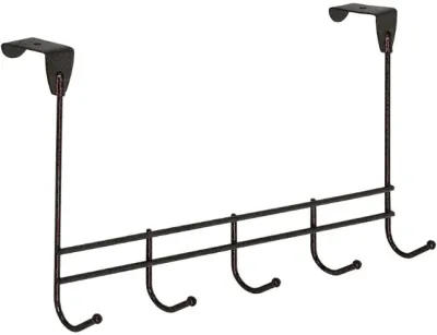 Вешалка Нота 5 надверная (черный)