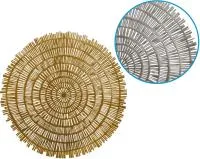 Салфетка подставочная ПВХ Круги Размер: 38см Цвет: ассорти