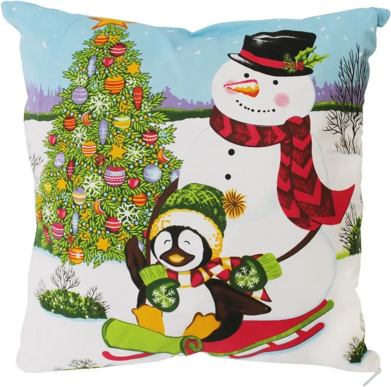 Подушка декоративная 40х40см (Зимняя прогулка)
