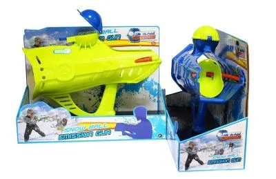 Набор игровой Снежкометатель со встроенным снежколепом+2 мягких снежка