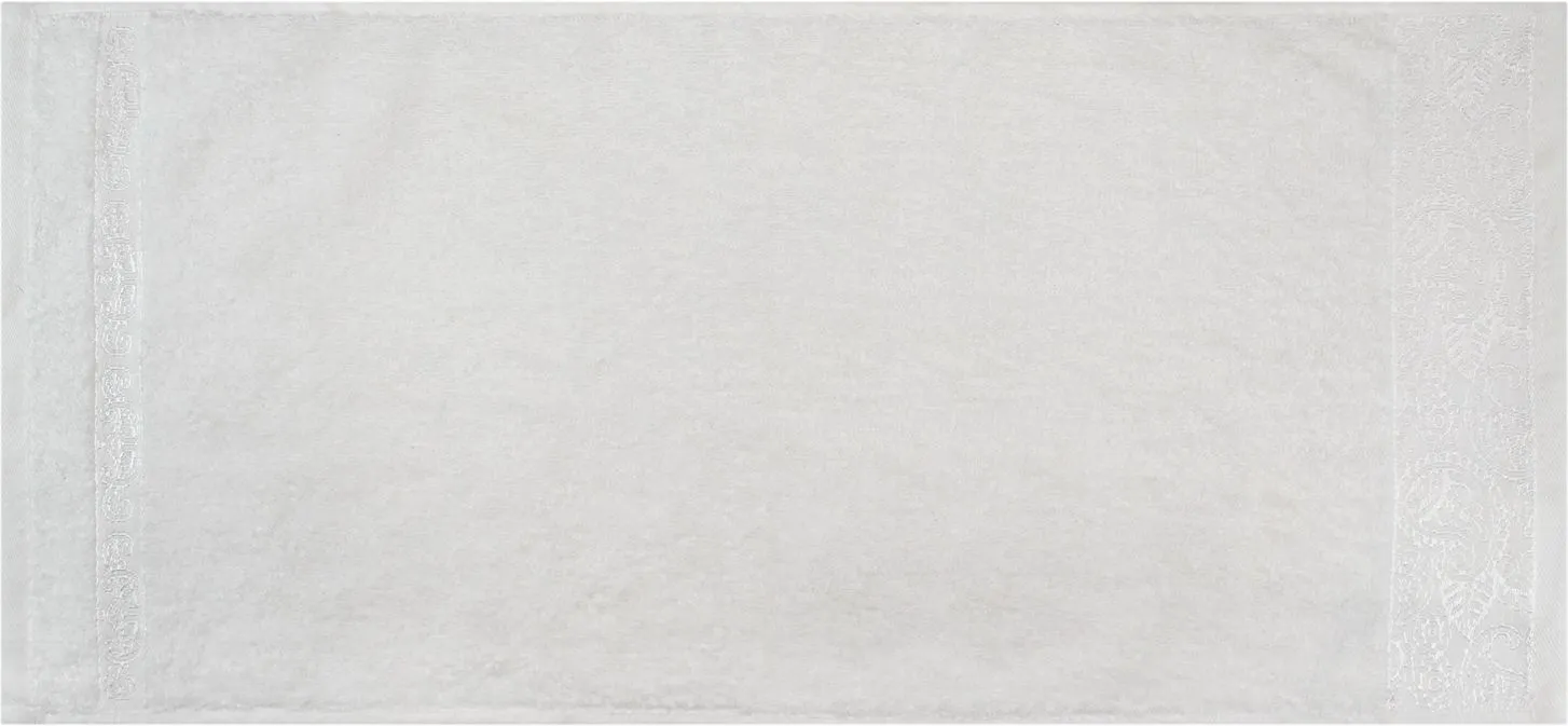 Полотенце махровое LUXOR 30х60 дизайн Пейсли (молочный (пастила))