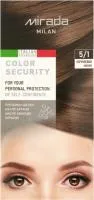 Краска для волос MIRADA Color security стойкая 112мл Тон: 5.1 Коричневый мокко