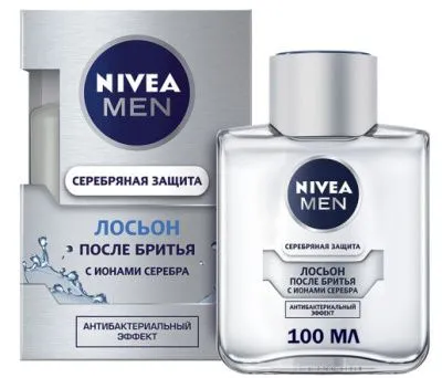 Лосьон после бритья NIVEA 100мл (Серебряная защита)