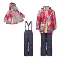 Костюм для девочкиев. Джессика цвет: красный-лаймовый