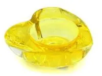 Подсвечник Теа-сердце Желтый