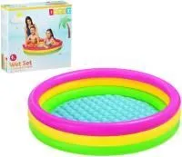 Бассейн надувной INDEX Sunset Glow 114х25 круглый 