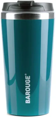 Термобутылка 400мл для авто, с крышкой на резьбе  (мурена)