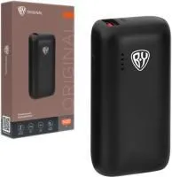 Аккумулятор BY мобильный мини USB/Type-C 5000мАч, QC3.0+PD 5A быстрая зарядка Цвет: черный