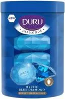 Мыло туалетное DURU DIAMONDS 4х90г Сапфир