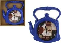 Часы настенные Чайник кухонные вид 3 Размер: 29.5х26см циферблат 16см Цвет: в ассортименте