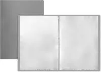 Папка для бумаг А4 MAZARI с файлами 10шт серая