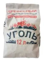 Уголь древесный 12л бумажный пакет