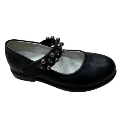 Туфли для девочек школьные цвет: черный