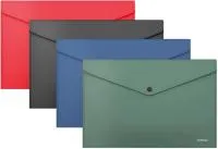Папка для бумаг А4 ErKr на кнопке Fizzy Classic непрозрачная