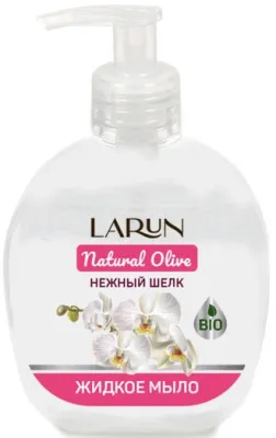 Мыло-крем LARUN Natural olive 300мл (Нежный шелк)