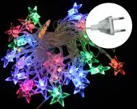 Гирлянда светодиодная Там Там Звездочки 5.0м Количество ламп: 30 Цвет ламп: разноцветный