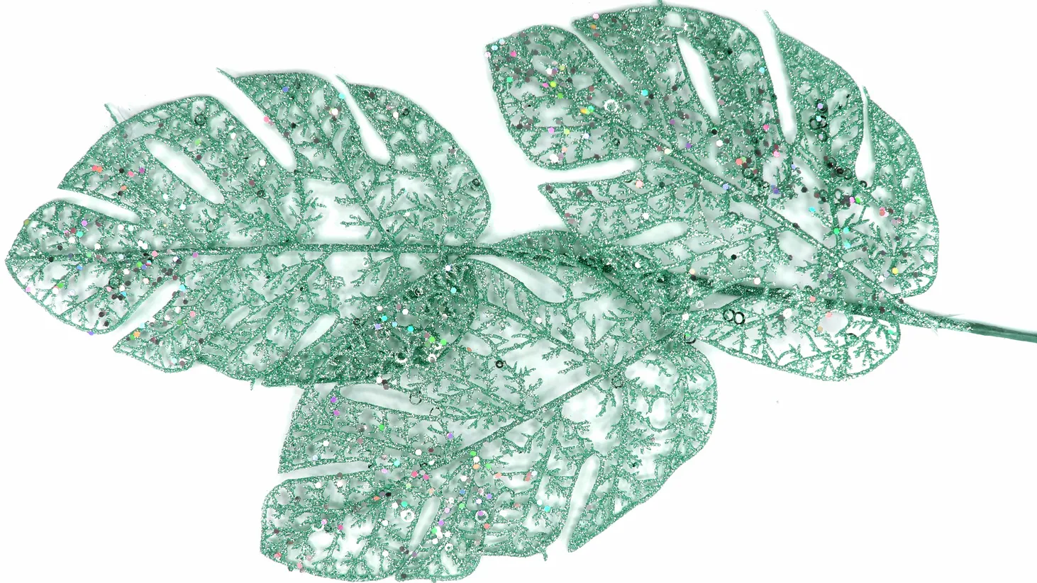 Ветка декоративная Тропические листья Размер: 730х230х10мм