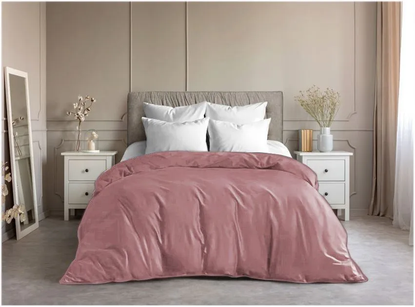 Пододеяльник Евро 220х200см Ночь Нежна поплин гл/кр (609 Дымчатая роза)