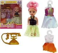 Игрушка Кукла с аксессуарами 10,5х4х14см